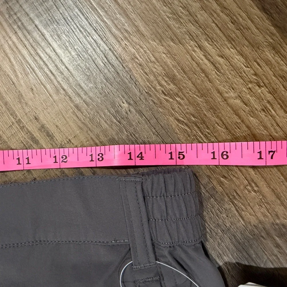 Little Donkey‎ Andy Womens Convertible Hiking Pants Gray UPF 50 Quick Dry Size L